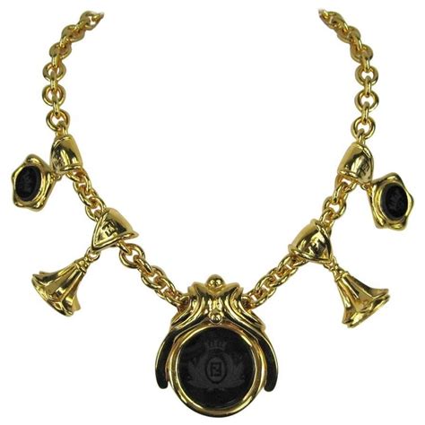 vintage fendi necklace.